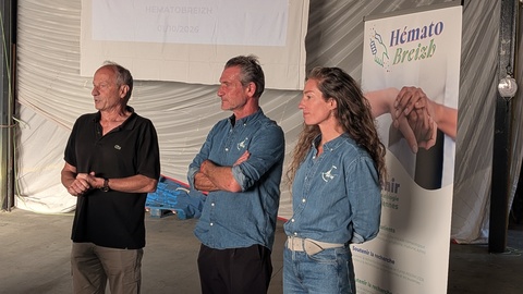 Pr Thierry Lamy, Christophe Bachmann et Alyette Duquesne